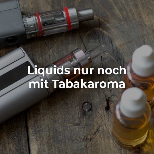 Liquids nur nohc mit Tabakaroma